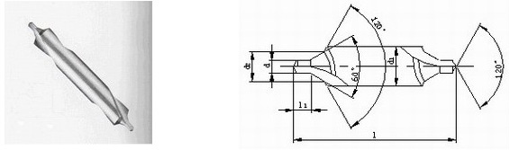 帶護(hù)錐中心鉆-B型